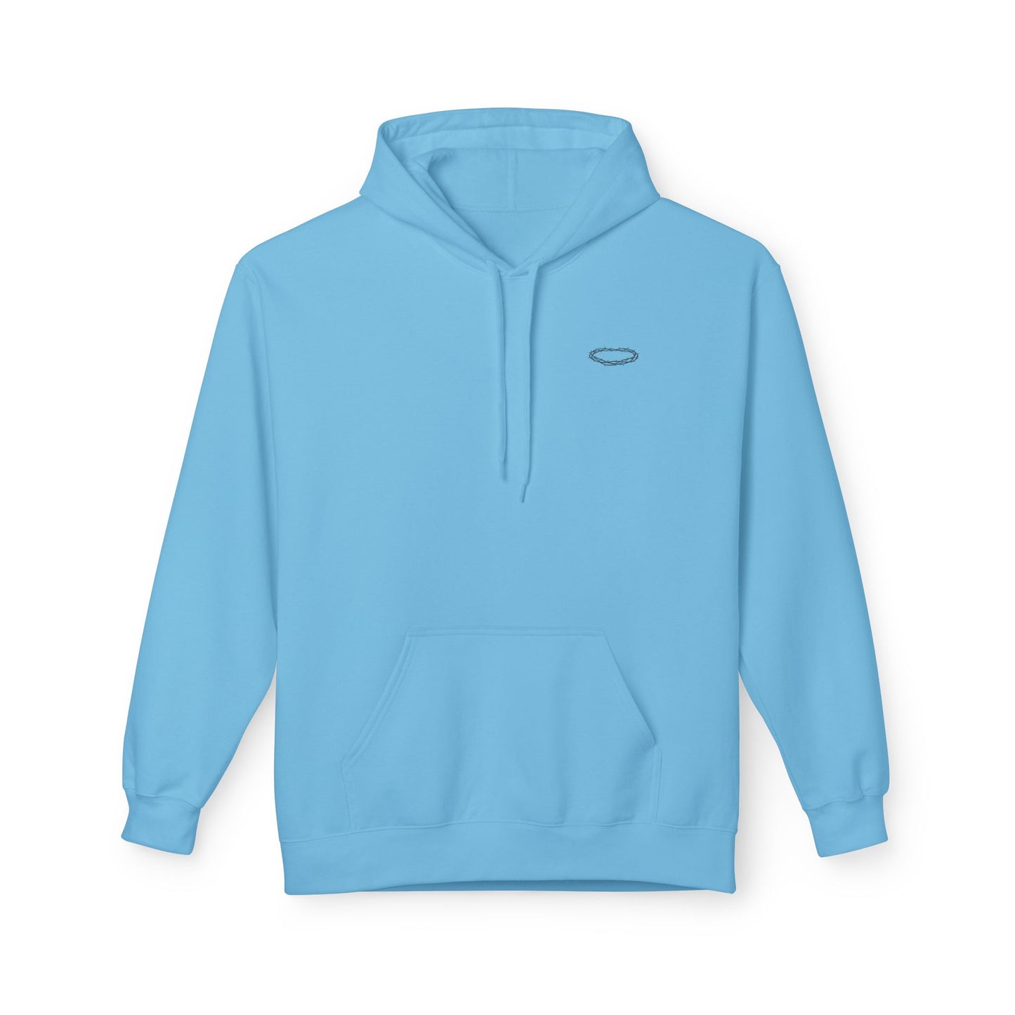 Faith Lion Cross Hoodie — “Man of Faith” Christian Graphic Hoodie