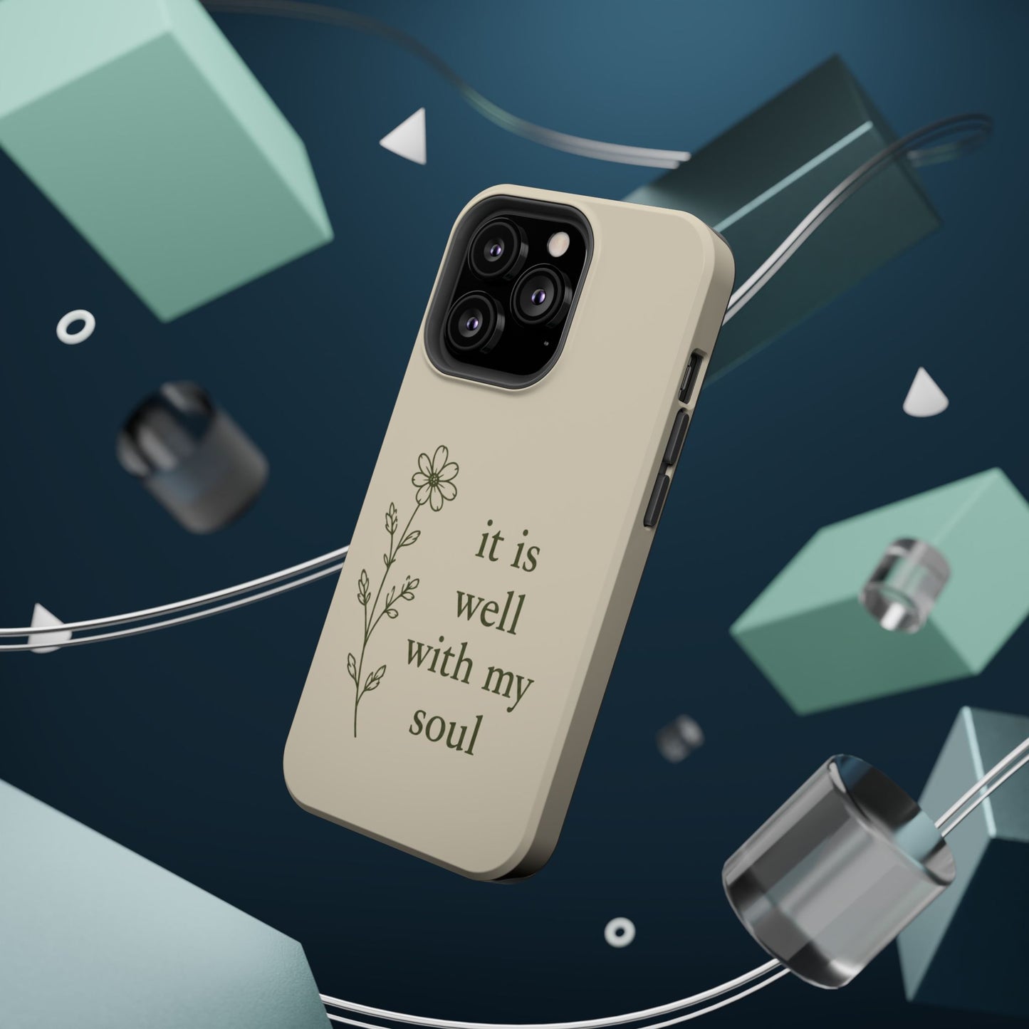 'It Is Well With My Soul' Magnetic Impact-Resistant Phone Case