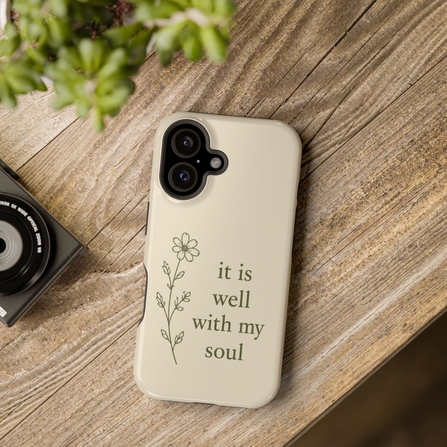 'It Is Well With My Soul' Magnetic Impact-Resistant Phone Case