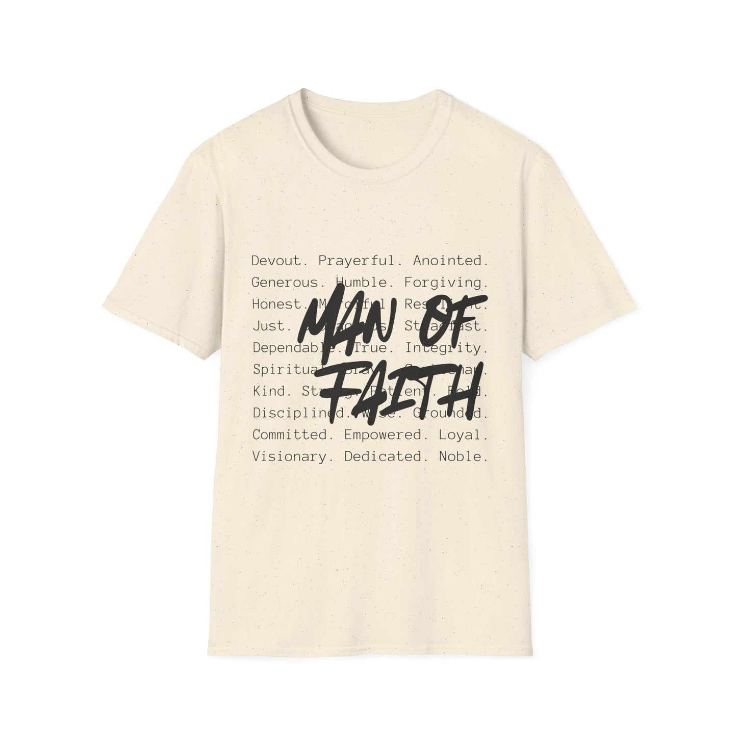 "Man of Faith" T-Shirt — Christian Inspirational Tee for Men