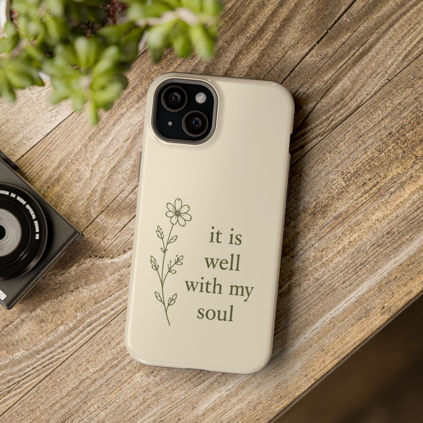 'It Is Well With My Soul' Magnetic Impact-Resistant Phone Case