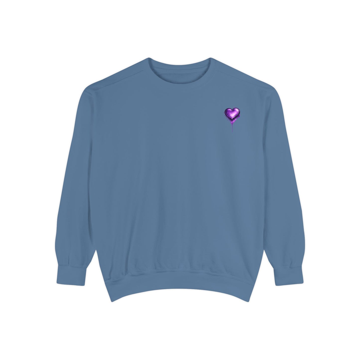 Love Like Jesus Retro Heart Sweatshirt — Women's Christian Graphic