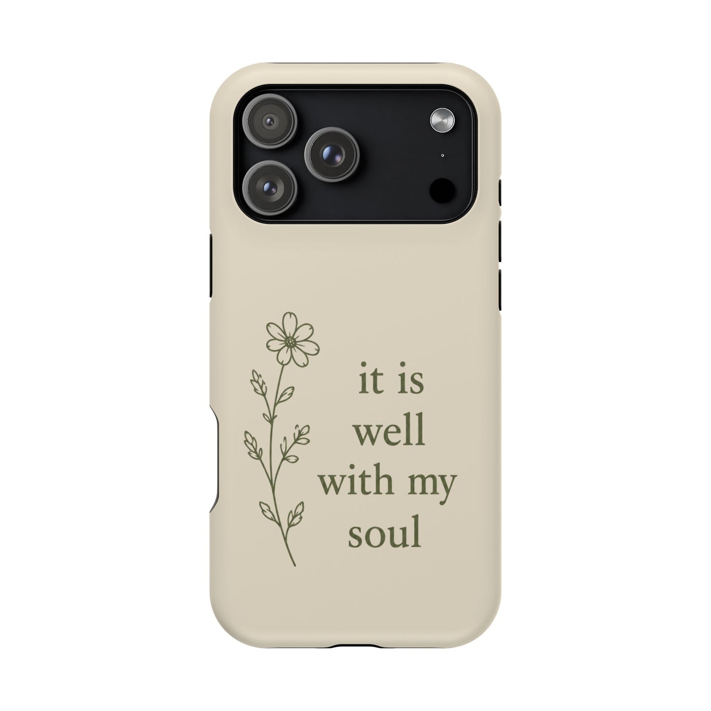 'It Is Well With My Soul' Magnetic Impact-Resistant Phone Case