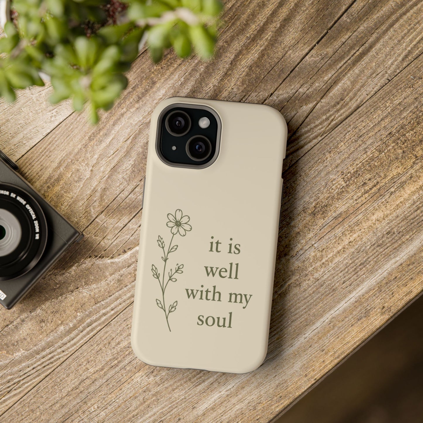 'It Is Well With My Soul' Magnetic Impact-Resistant Phone Case