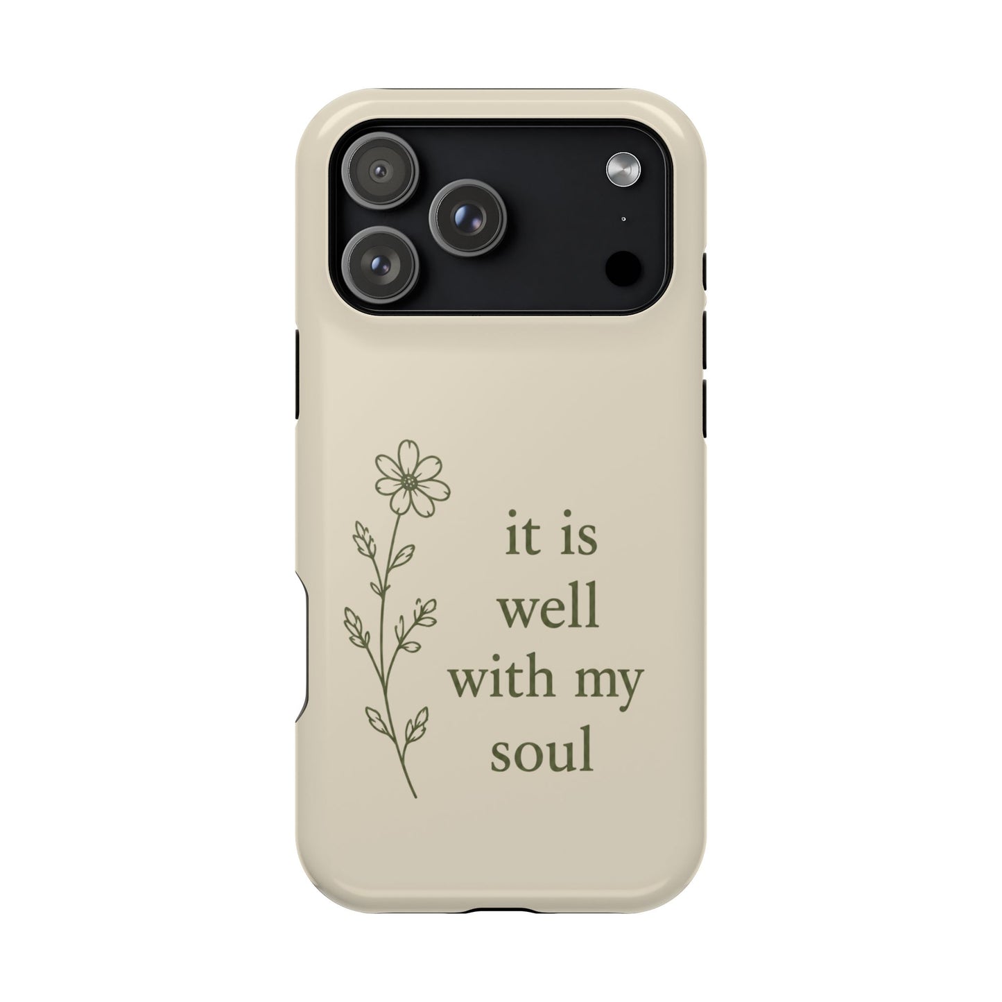 'It Is Well With My Soul' Magnetic Impact-Resistant Phone Case