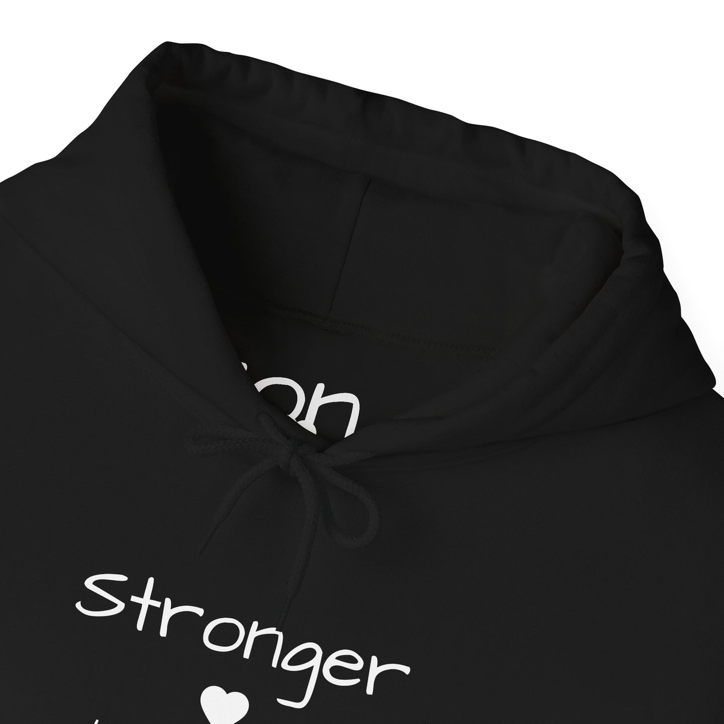 "Stronger than the Storm" Inspirational Pullover Hoodie
