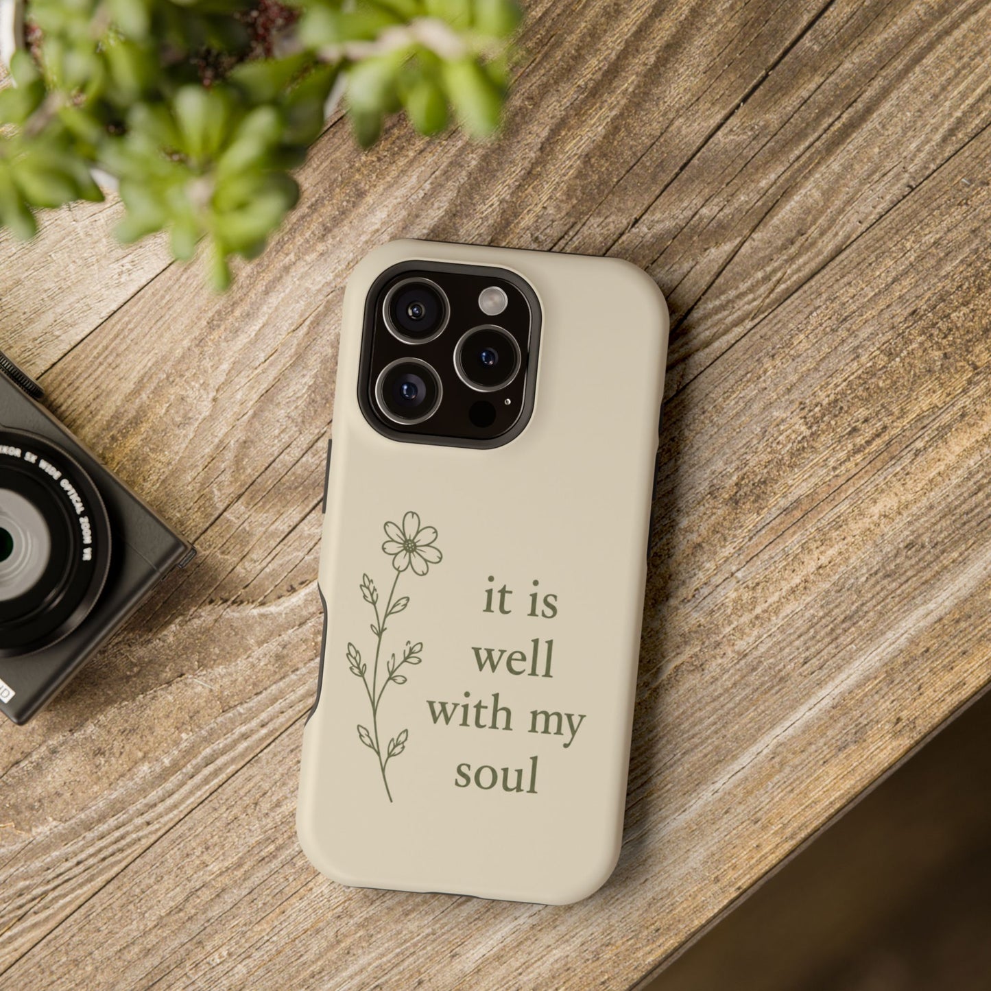'It Is Well With My Soul' Magnetic Impact-Resistant Phone Case