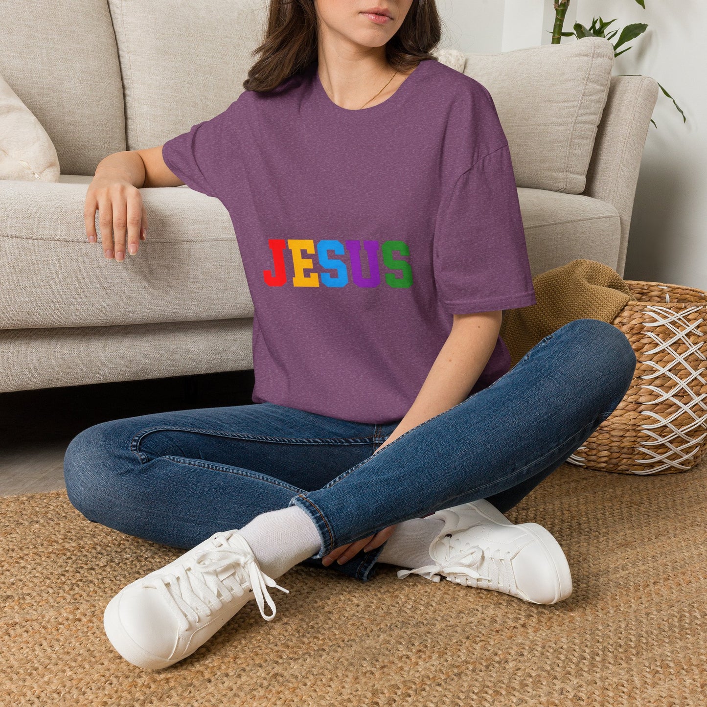 "Jesus" Colorful Graphic Tee