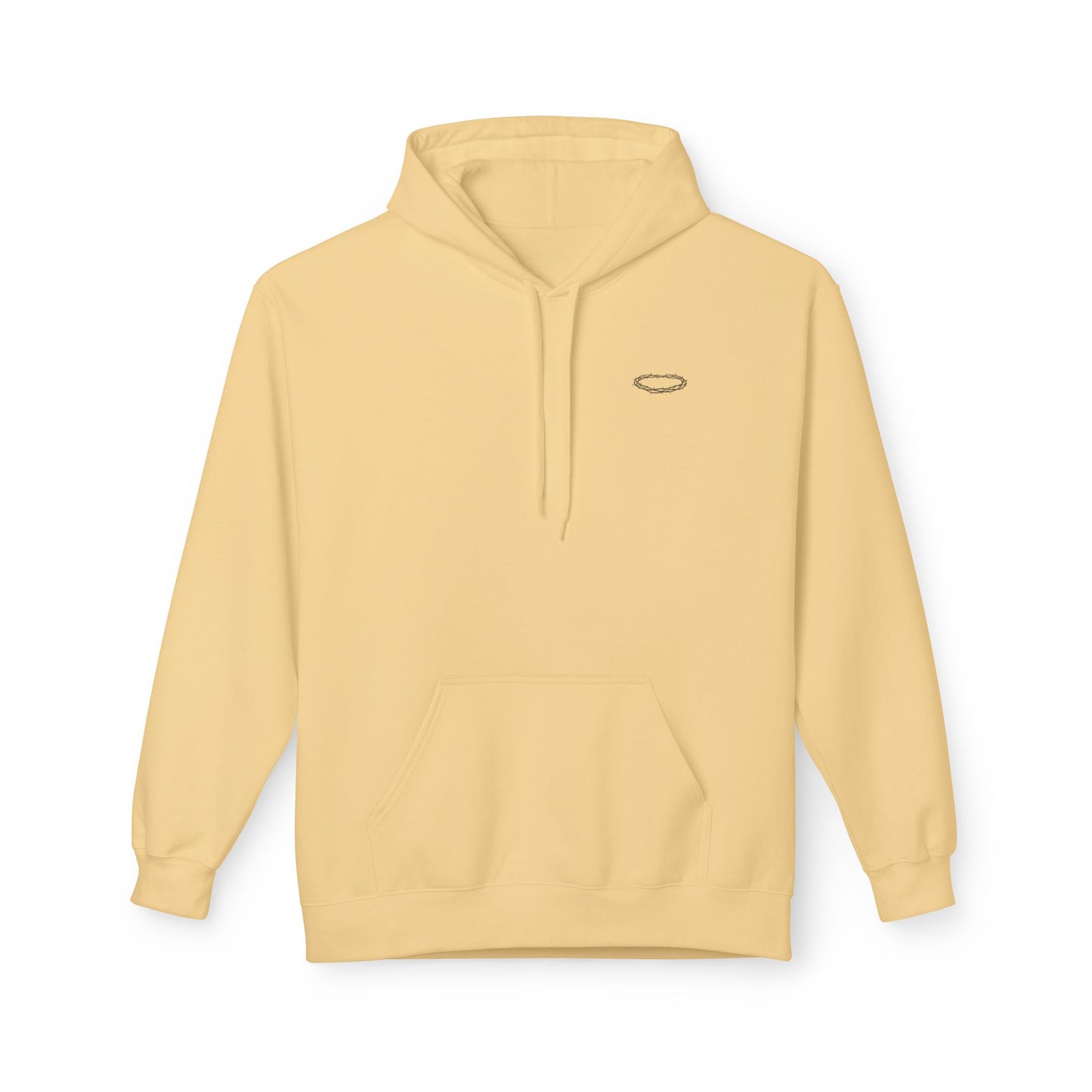 Faith Lion Cross Hoodie — “Man of Faith” Christian Graphic Hoodie