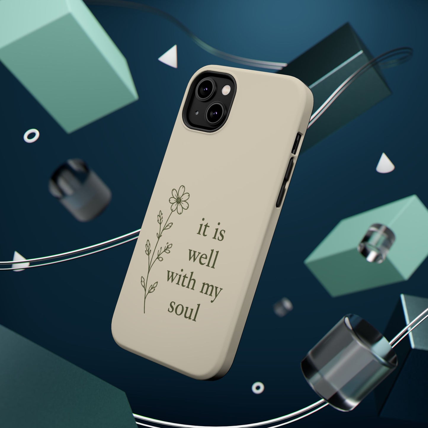 'It Is Well With My Soul' Magnetic Impact-Resistant Phone Case