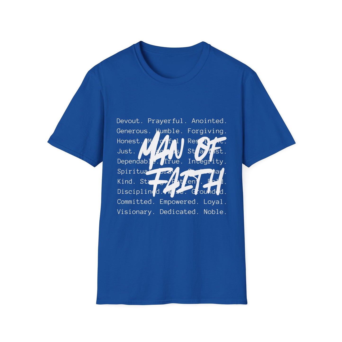 "Man of Faith" T-Shirt — Christian Inspirational Tee for Men
