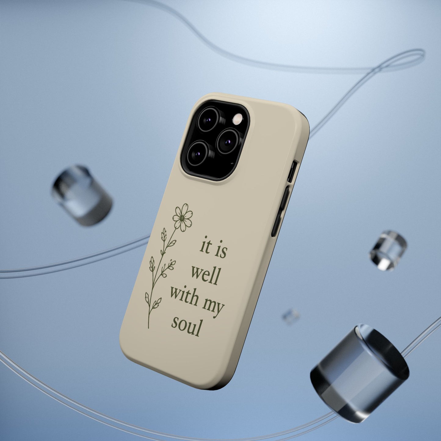 'It Is Well With My Soul' Magnetic Impact-Resistant Phone Case