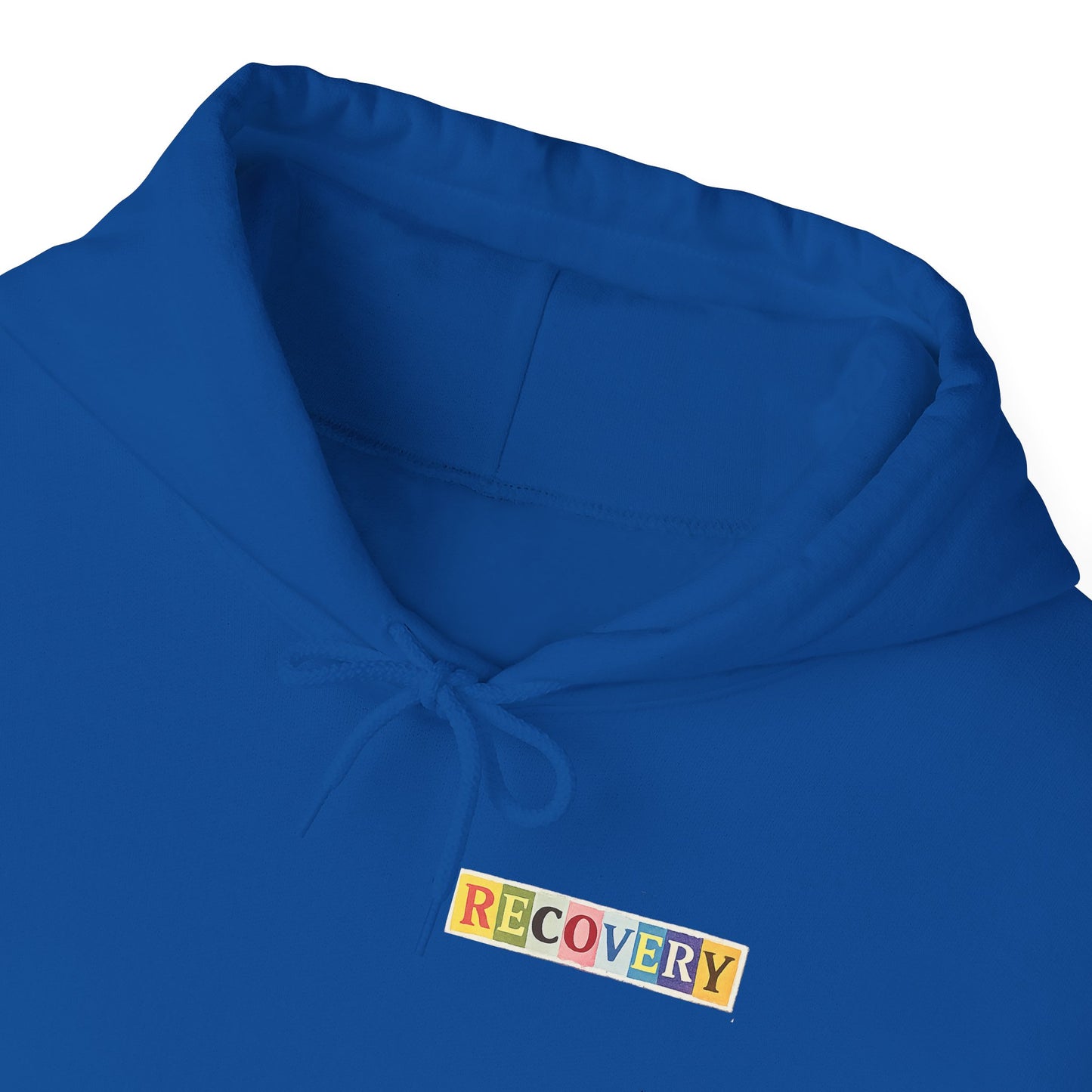 Recovery Words Hoodie — Inspirational Word Cloud Hooded Sweatshirt