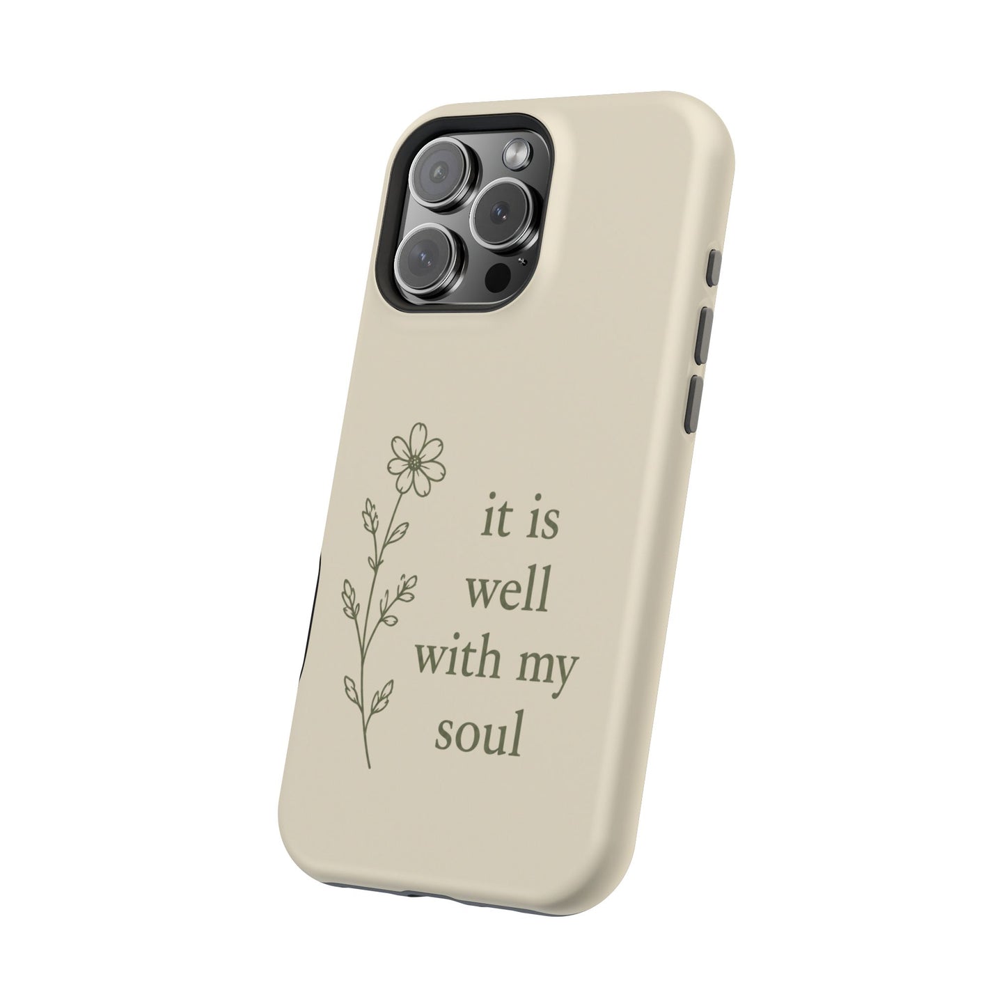 'It Is Well With My Soul' Magnetic Impact-Resistant Phone Case