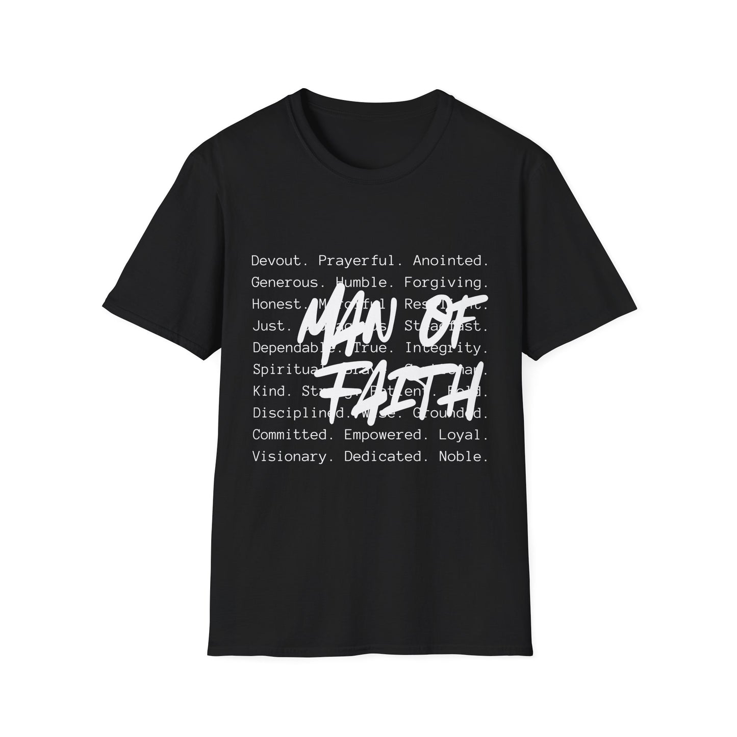 "Man of Faith" T-Shirt — Christian Inspirational Tee for Men