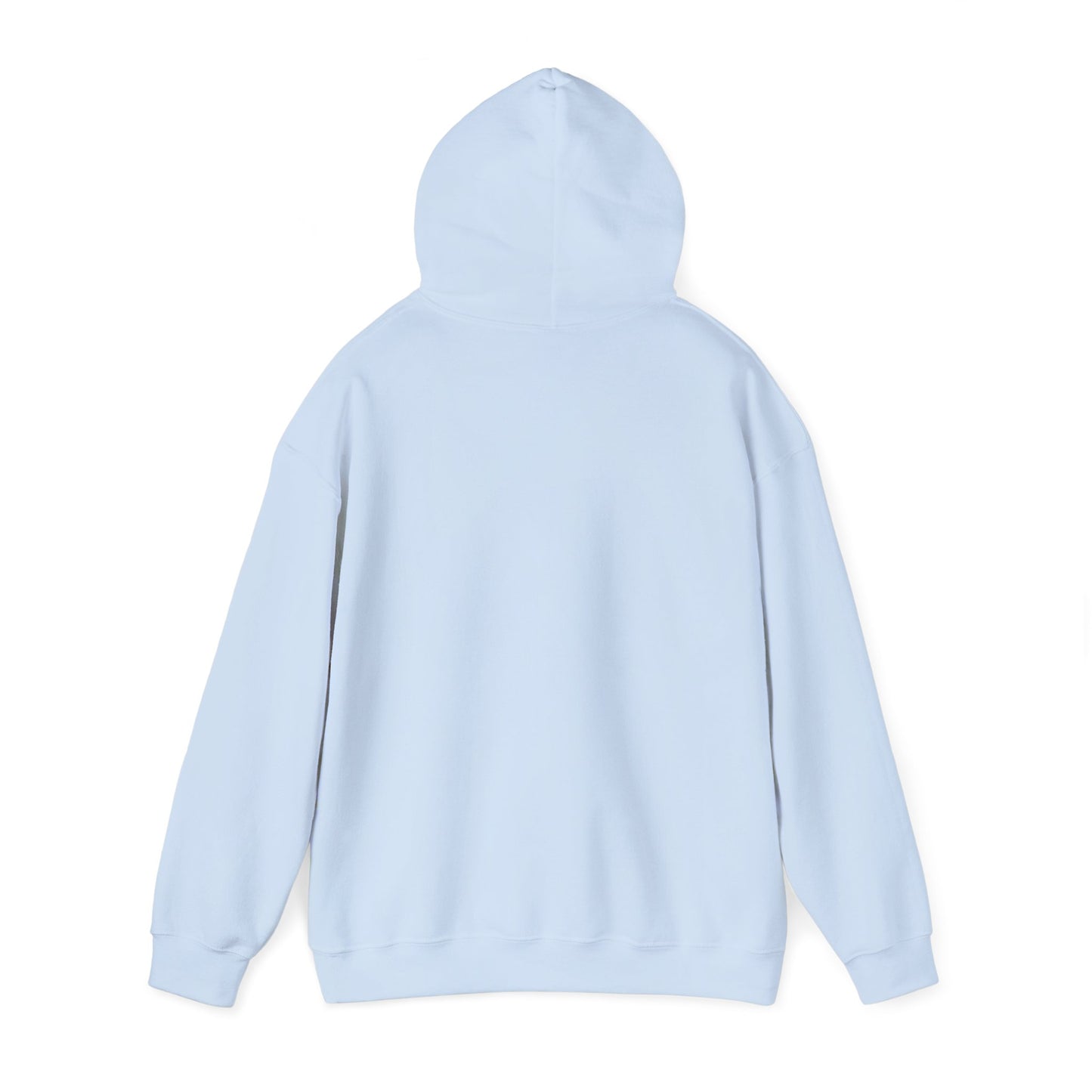 "Faith, Hope and Love" — Floral Heart Graphic Hooded Sweatshirt